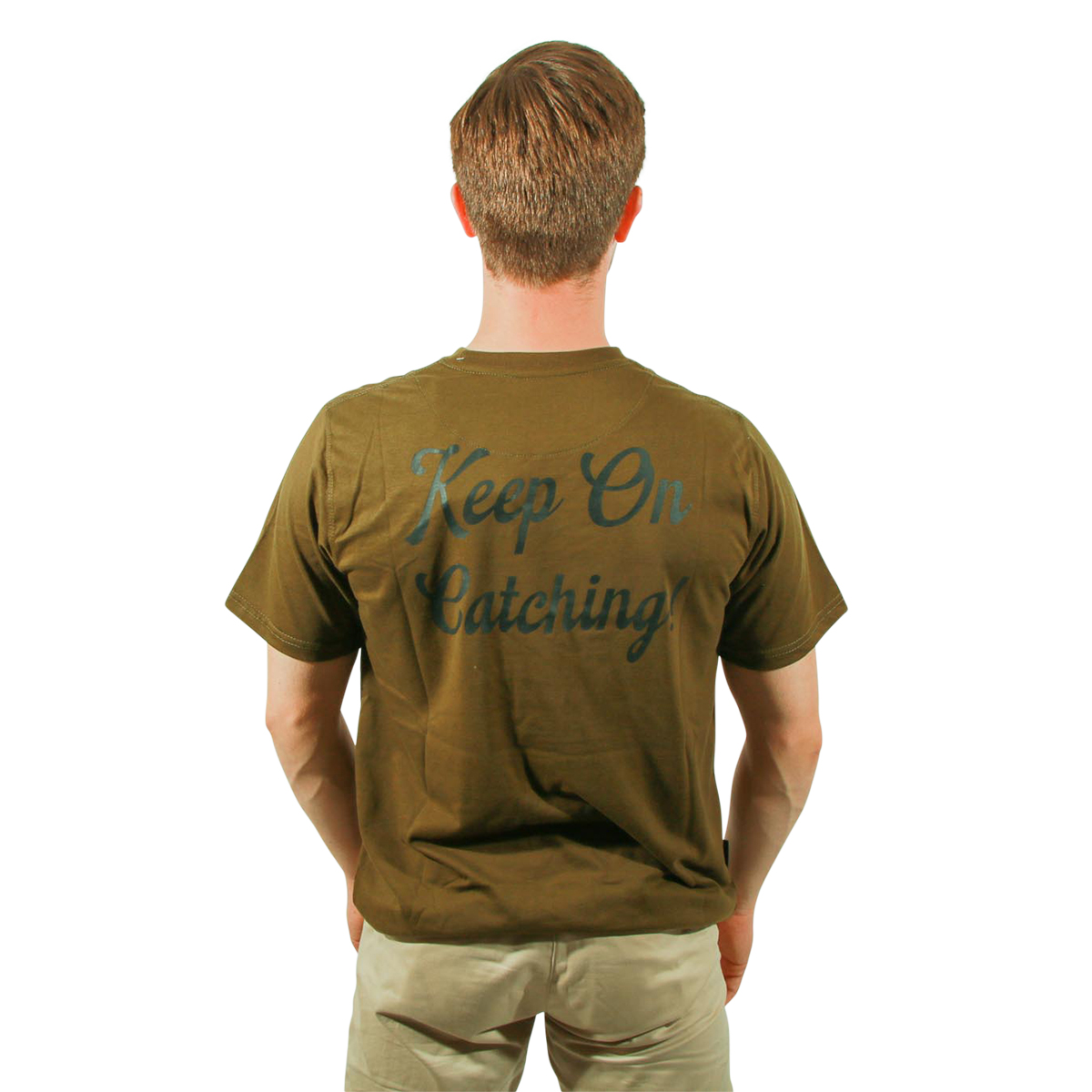 T-shirt Tactic Carp T-shirt 'Keep on Catching' Green