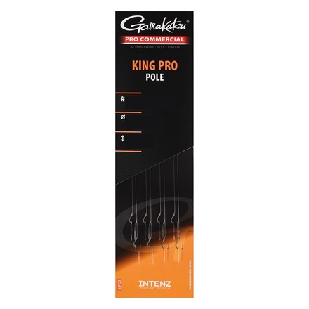 Bas de ligne Gamakatsu Coarse King Pro Pole 15cm (8 pièces)