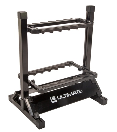 Présentoir pour cannes Ultimate Aluminium Rod Rack Black