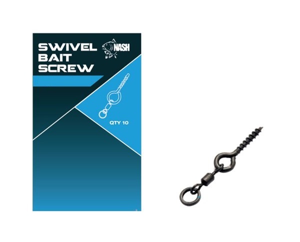 Nash Swivel Bait Screw 13mm (10 pcs)