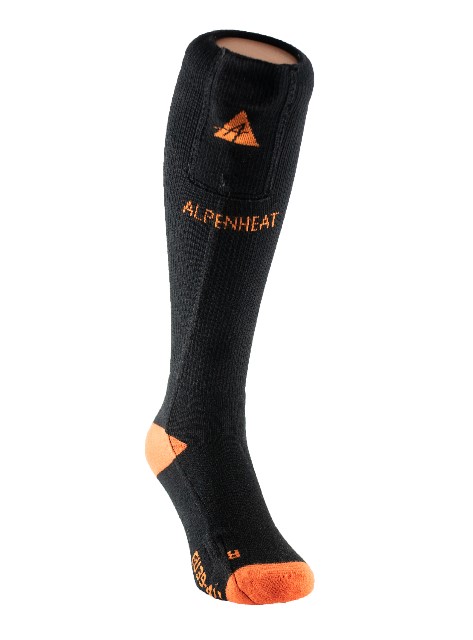 Chaussettes Chauffantes Alpenheat Fire-Sock Cotton Avec Télécommande