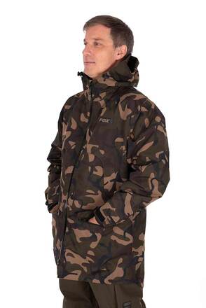 Veste 3/4 imperméable Fox RS25K Camo pour la pêche