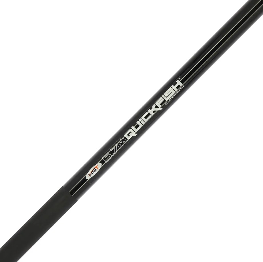 Canne au coup NGT Quickfish Combo Elasticated Pole 5.7m (Avec ligne montée & Dégorgeoir)