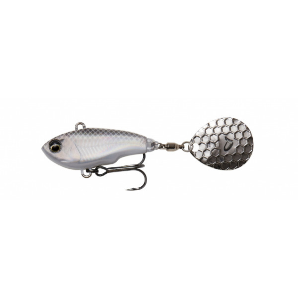 Savage Gear Fat Tail Spin Sinking - White Silver