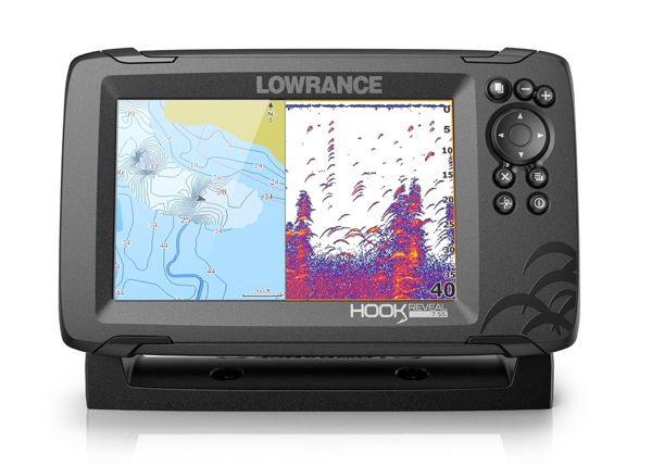 Echosondeur Lowrance Hook Reveal 50/200 HDI Row Fishfinder