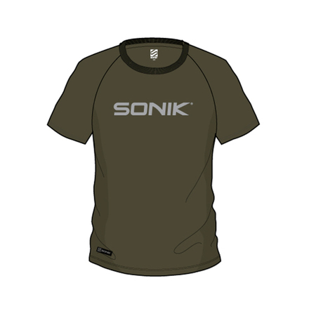 T-shirt Vert Sonik Raglan