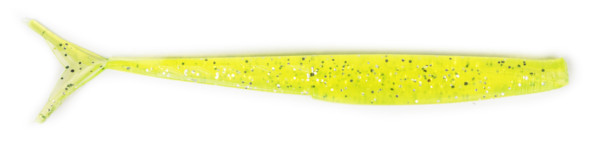 Glo-Pro Lures Fluke 5.25" (plusieurs options) - Chart/Silver Flake