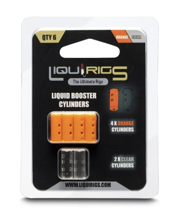 Liquirigs Liquid Booster Cylinders - Orange & Clear (Orange)