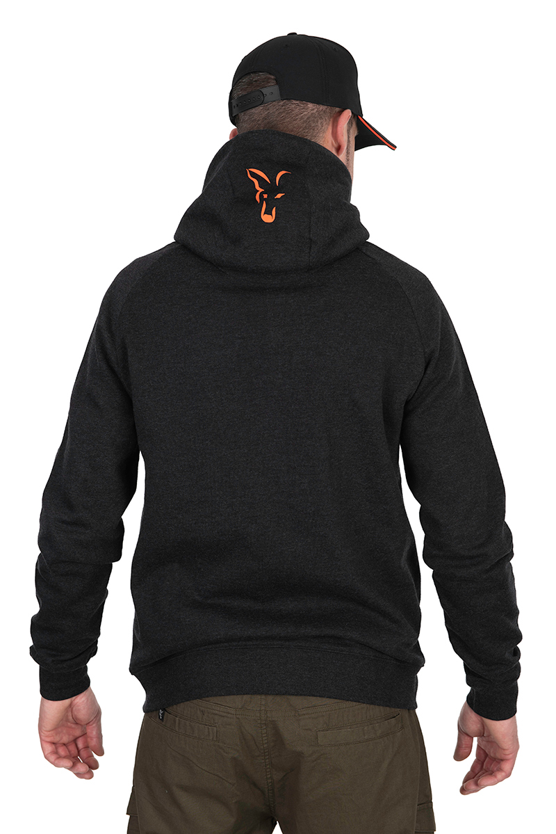 Gilet Fox Collection LW Hoody Black & Orange