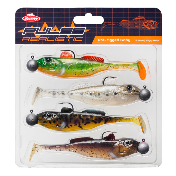 Berkley Pulse Realistic Goby Prerigged (4 pièces)