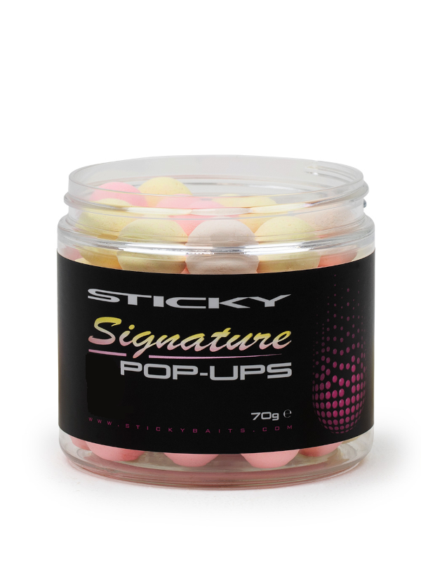 Sticky Baits Signature Pop-Ups Mixed - Signature Pop-Ups 12mm Mixed 70gr Pot