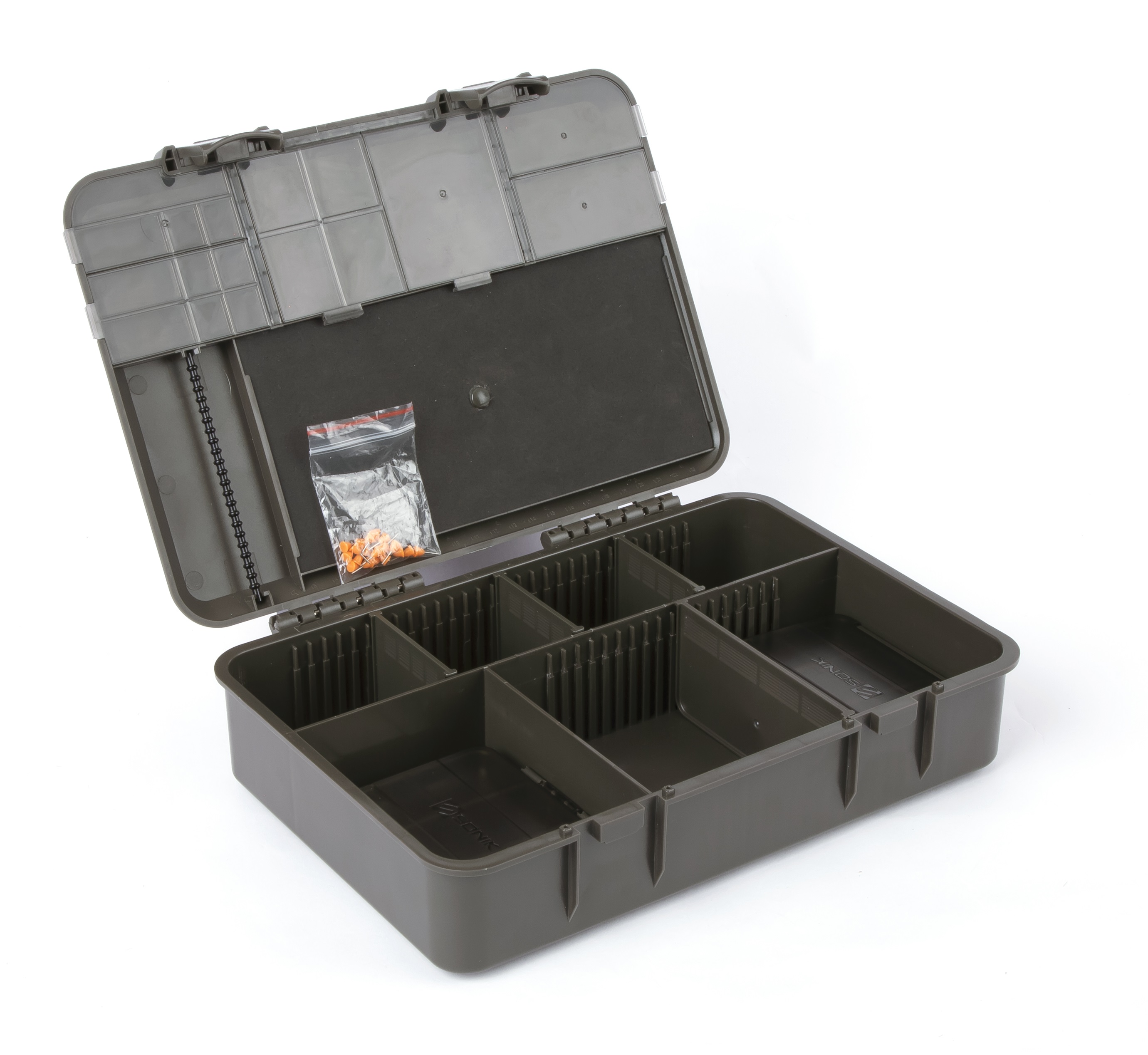 Sonik Lockbox Medium Tacklebox (Incl. 2 boîtes + Rigboard)