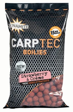 Bouillettes Dynamite Baits Carptec Strawberry & Crème (900g)
