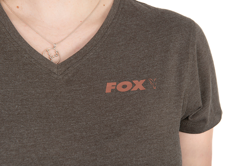 T-Shirt Femme Fox WC Col En V