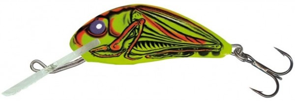 Leurre Salmo Hornet 2 et 3cm (17 options) - Grasshopper