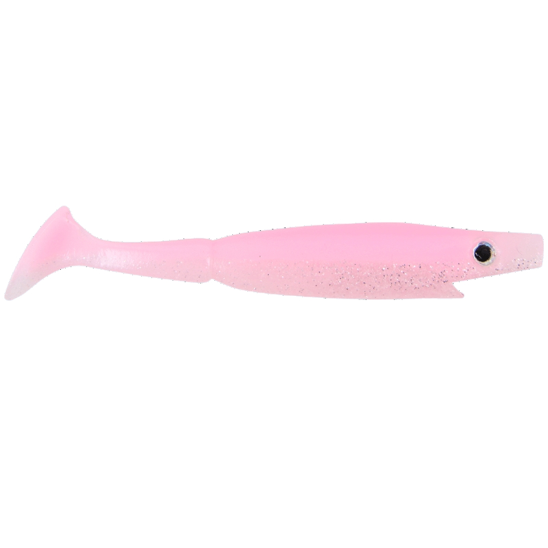 Strike Pro Piglet Shad 10cm 7g (6 pcs) - Bubblegum Shiner