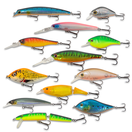 Ensemble de leurres durs Catchgear Lure (12 Pcs)