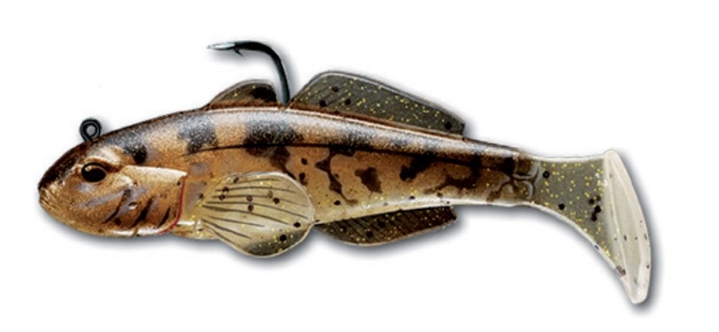 Leurres Livetarget Goby Swimbait Couleur Naturelle/Bronze 8,25 cm (14 g) (3 Pièces)