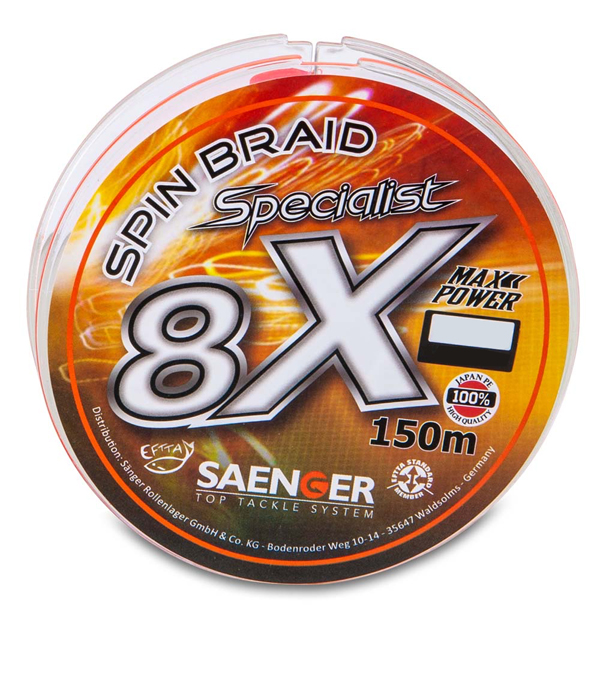 Tresse Saenger 8x Specialist Spin Braid 150m
