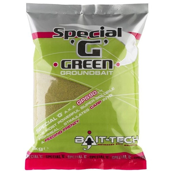 Amorce Bait-Tech Special G Groundbait (1kg) - Verte