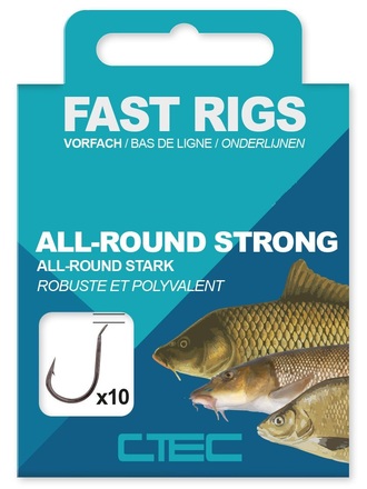 Bas de ligne C-Tec Allround Strong Hook Rigs 0.20mm #14 (10 pcs)