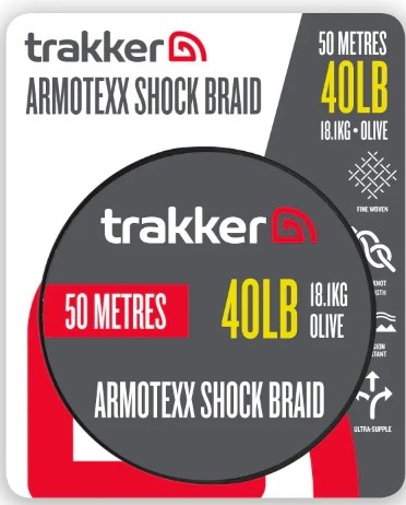 Bas de ligne Trakker Armotexx Shock Braid 0.40 mm (18.1kg)