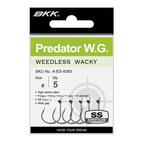Hameçons BKK Predator W.G. Weedless