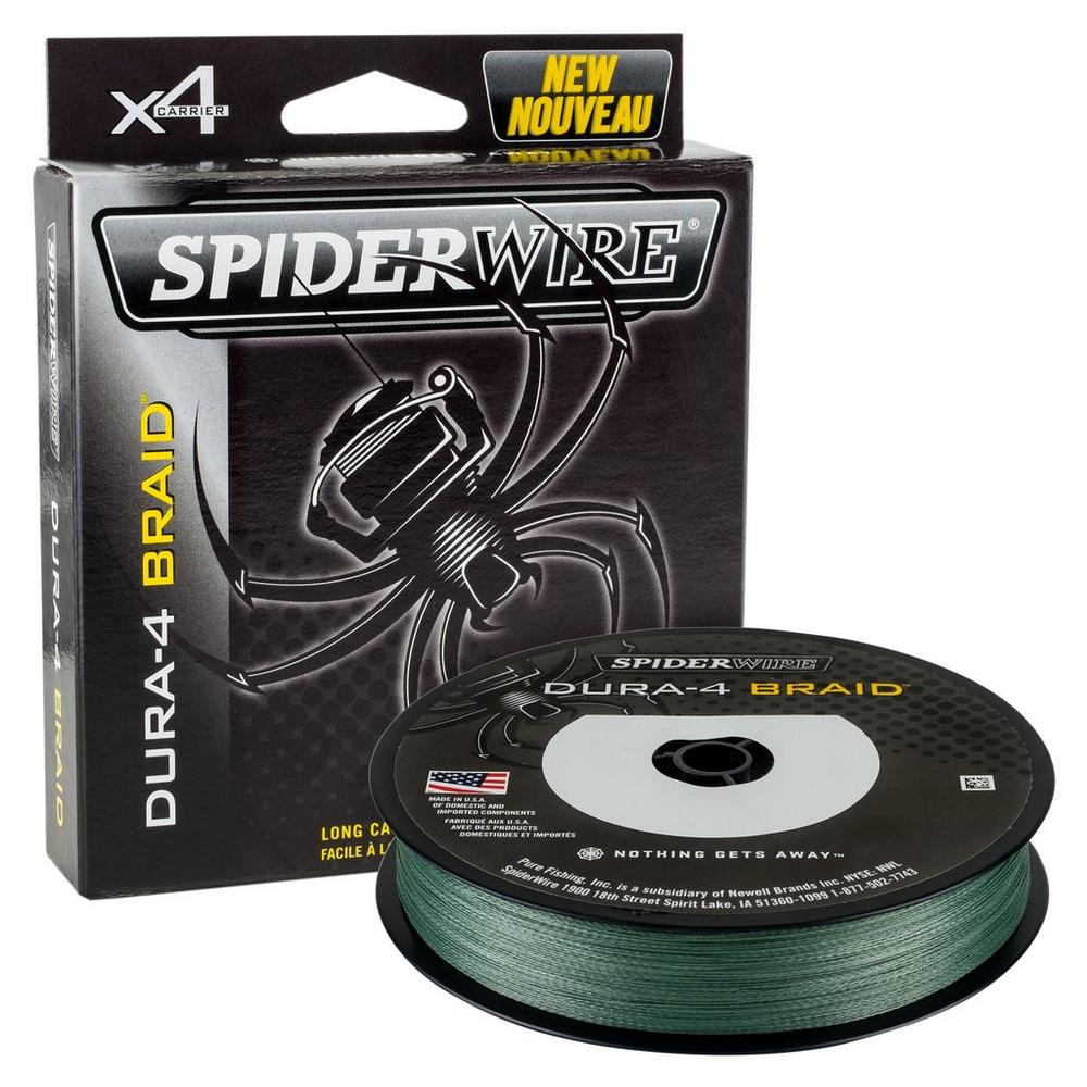 Tresse SpiderWire Dura 4 Moss Green (1800m)