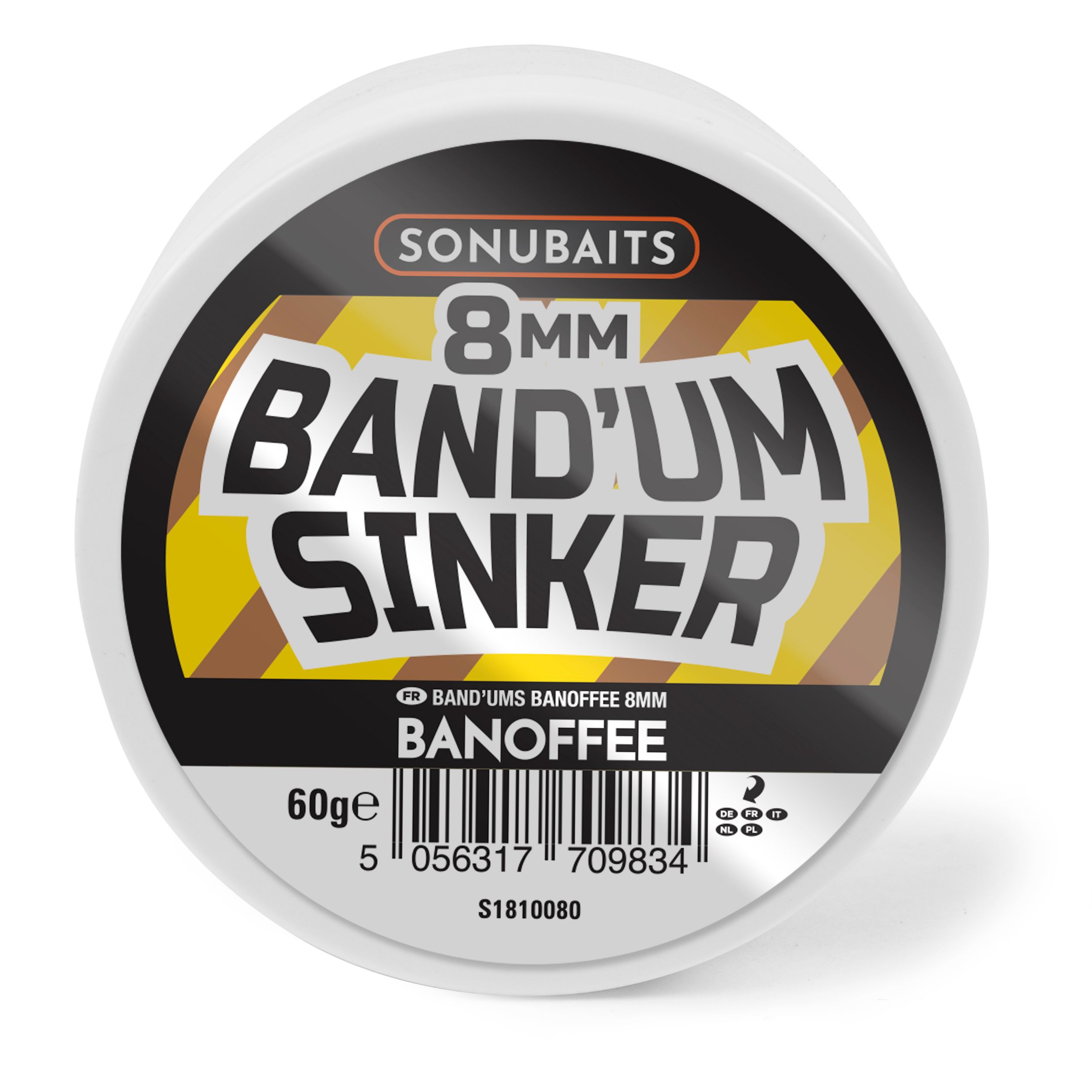 Bouillettes Sonubaits Band'um Sinker 8mm - Banoffee