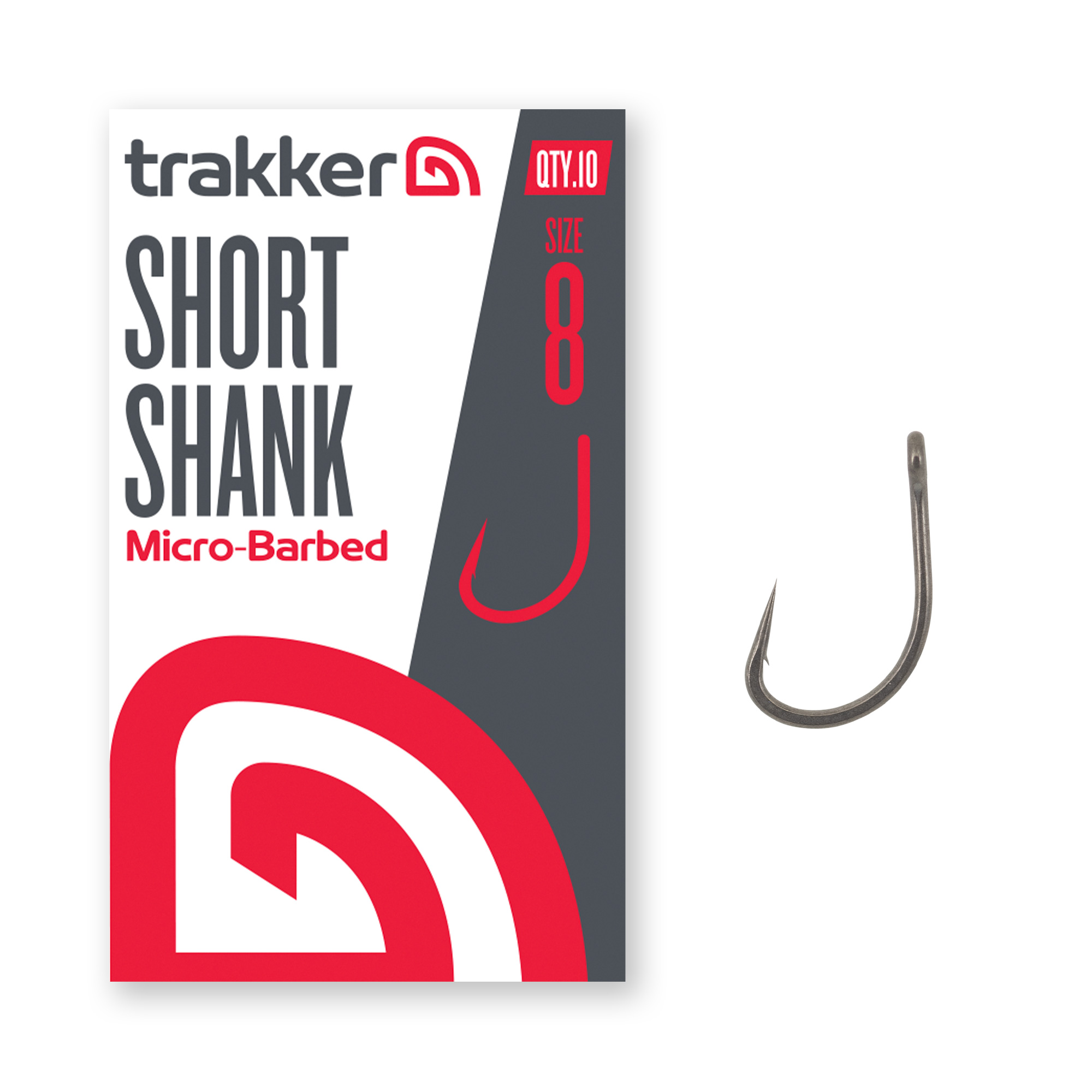Hameçons Trakker Short Shank Hooks Barbless (10 pcs)