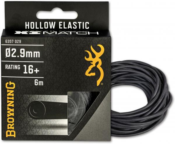 Elastique creux Browning Xi-Match (6m) - 2,9mm (Noir)