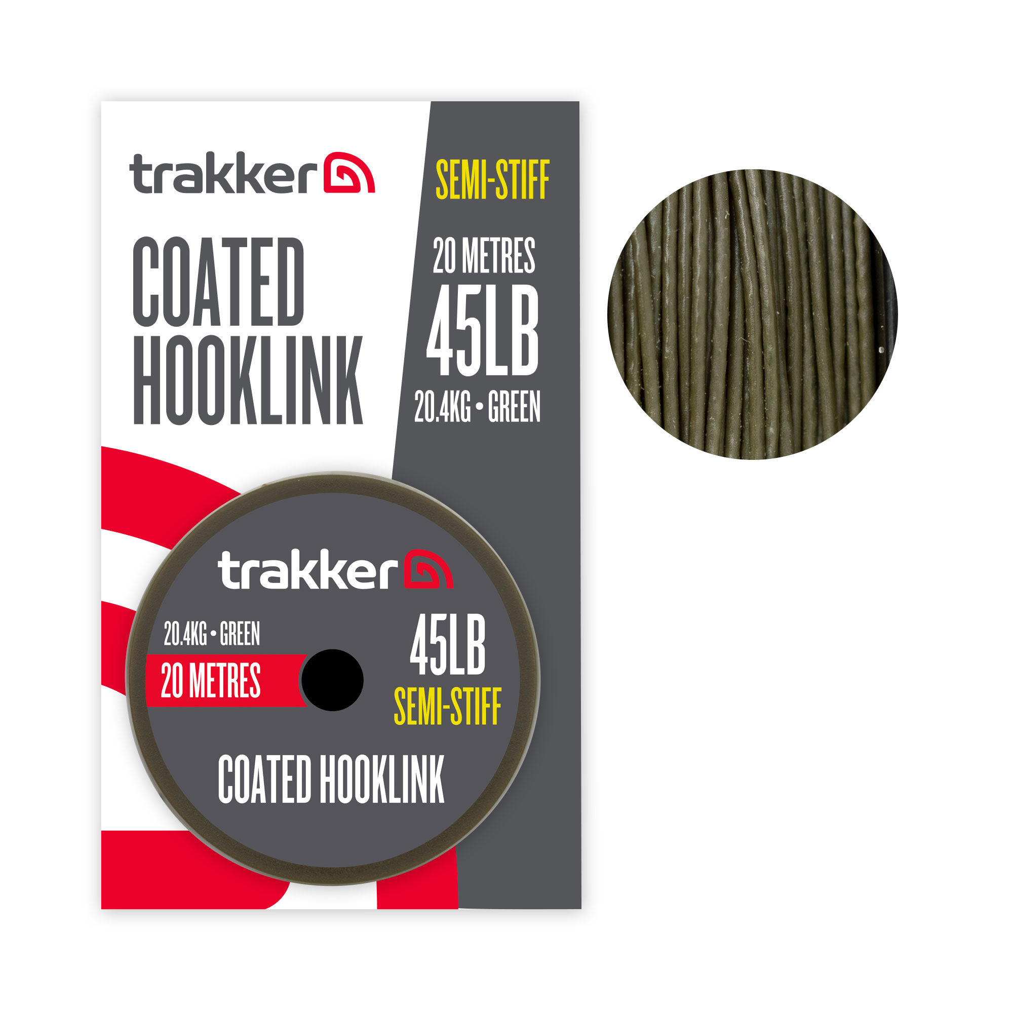 Trakker Semi Stiff Coated Hooklink (20m)