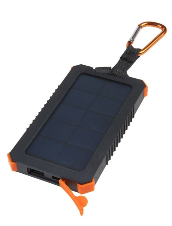Chargeur solaire Xtorm Noir/Orange - Xtorm Solar Charger 5000 MAh Black/Orange