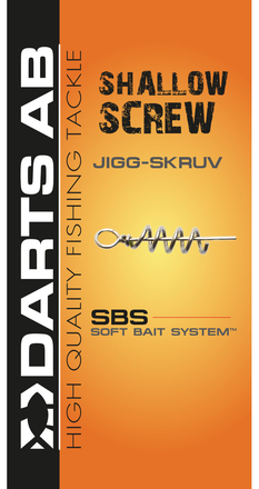 Darts Shallow Screw, 5 pièces