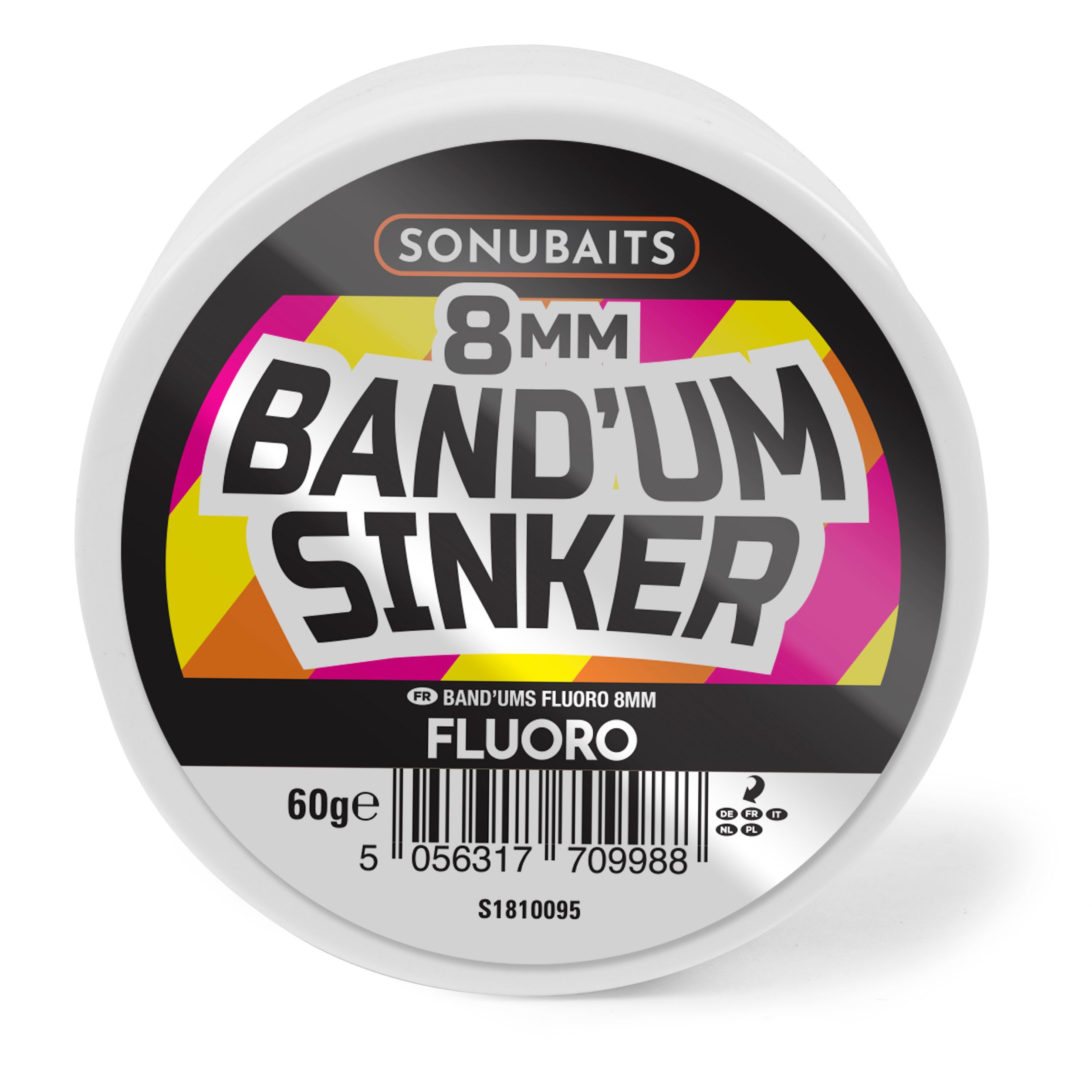 Bouillettes Sonubaits Band'um Sinker 8mm - Fluoro