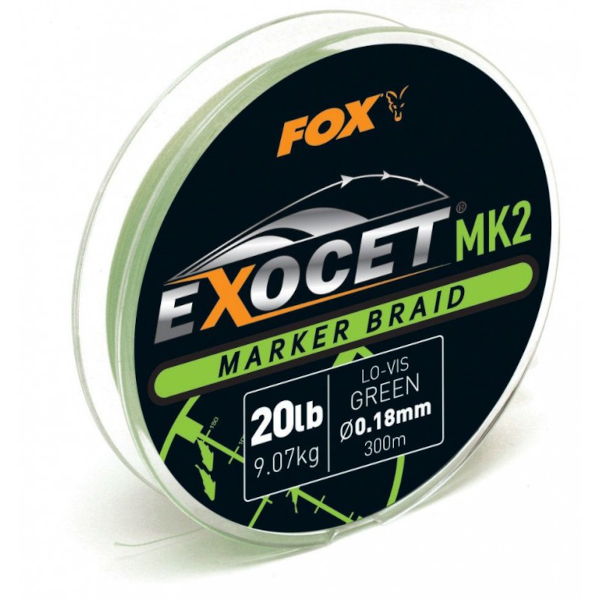 Tresse Fox Exocet MK2 0,18mm - Tresse de Marquage Fox Exocet MK2 Marker 0,18mm