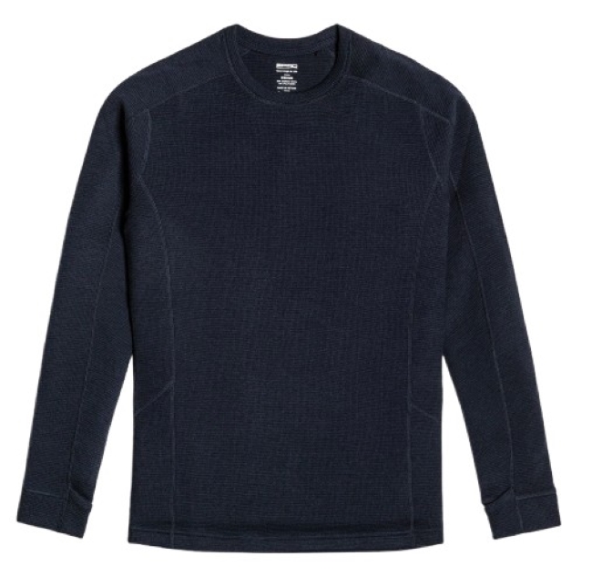 Sweat Spro Merino Waffle Long Sleeve Bleu Marine