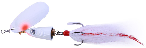 Ultimate Bucktail Spinner 22g - White Fish