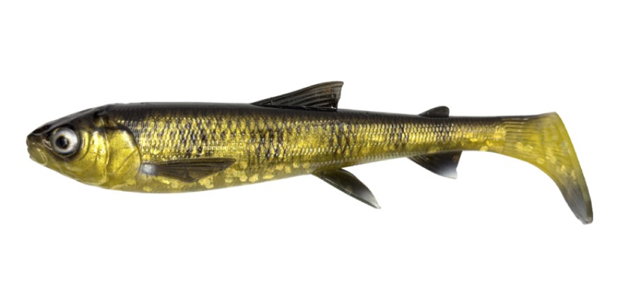 Savage Gear 3D Whitefish Shad 27cm (152g) - Black Gold Glitter