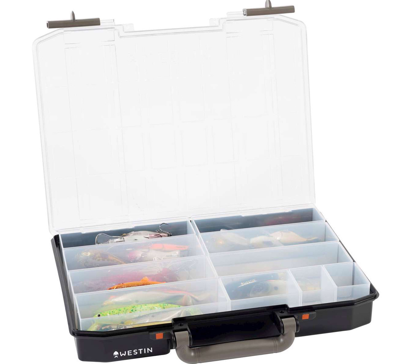 Boîte Westin W6 Lure Vault Tacklebox - 5,7x33,7x27,8cm (10 inserts)