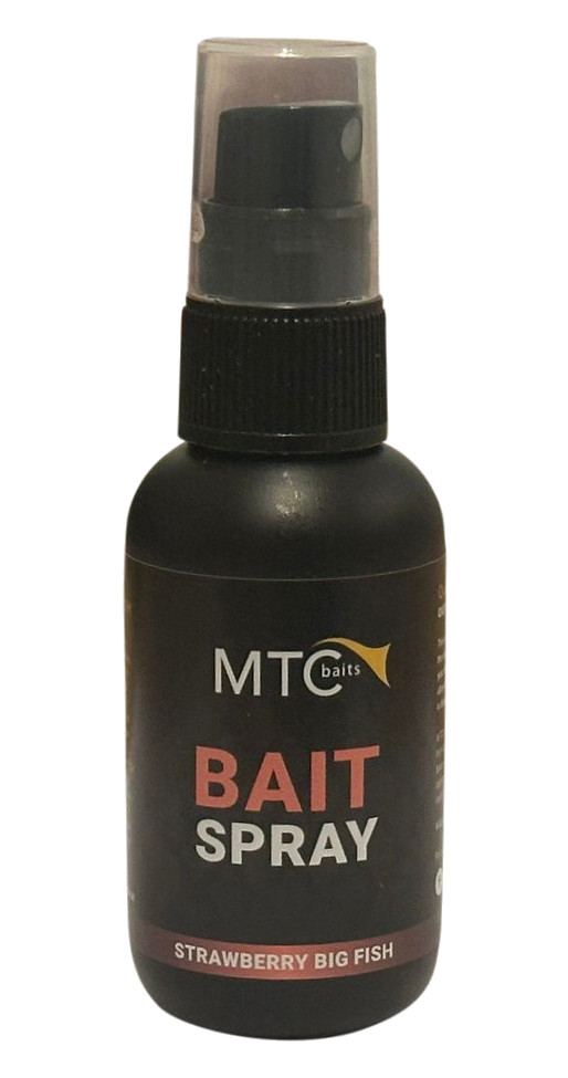 MTC Baits Strawberry Big Fish Bait Spray Liquid 50ml