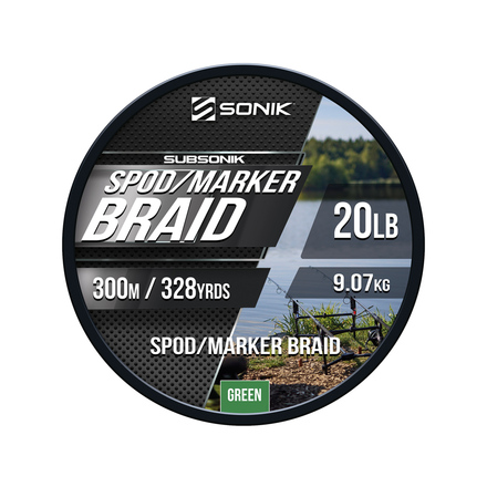 Tresse Sonik Spod/Marker Braid 0.18mm (300m)