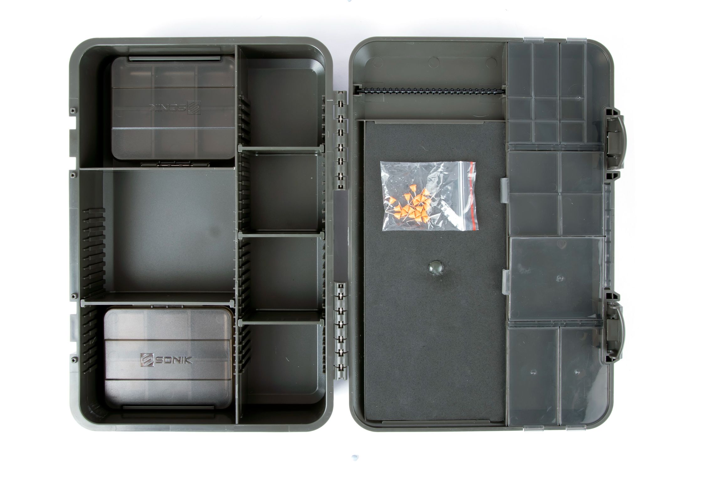 Sonik Lockbox Medium Tacklebox (Incl. 2 boîtes + Rigboard)