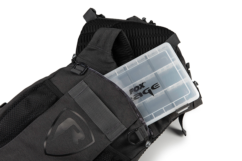 Sac Poitrine Fox Rage Street Fighter Utility Vest Backpack (Incl. 2 Boites de rangement)