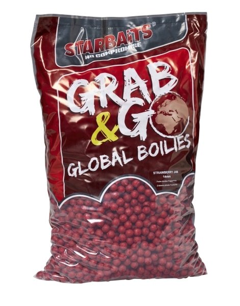 Bouillettes Starbaits G&G Global Strawberry Jam (10kg) - 14mm