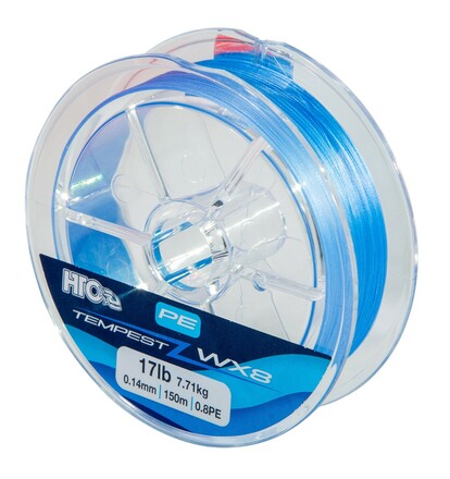 Tresse HTO Tempest WX8  Bleue (150m)