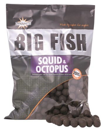 Bouillettes Dynamite Baits Squid & Octopus 20mm (1.8kg)