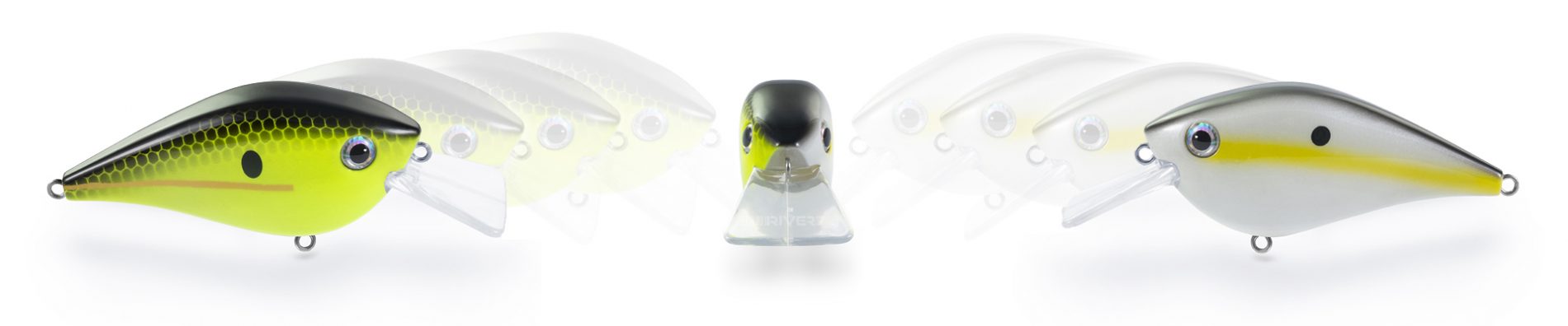 Crankbait River7 R7 The Dude 6.5cm (15g) - Yellow Believer