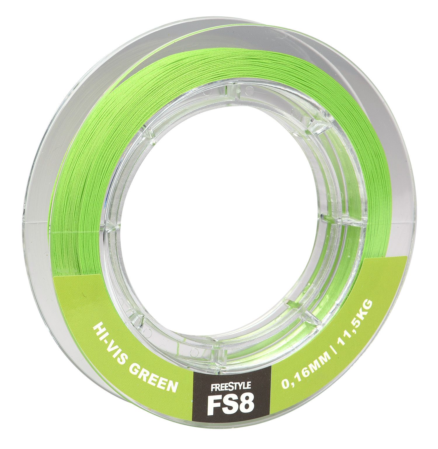 Tresse Spro Freestyle FS8 Braid Hi-Vis Chartreuse (125m)