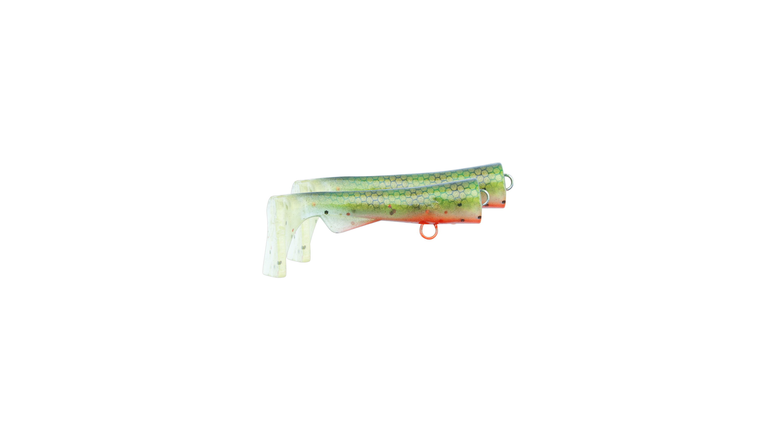 Svartzonker Ugly Louis Junior Paddle Tail (2 pcs) - Old School Perch